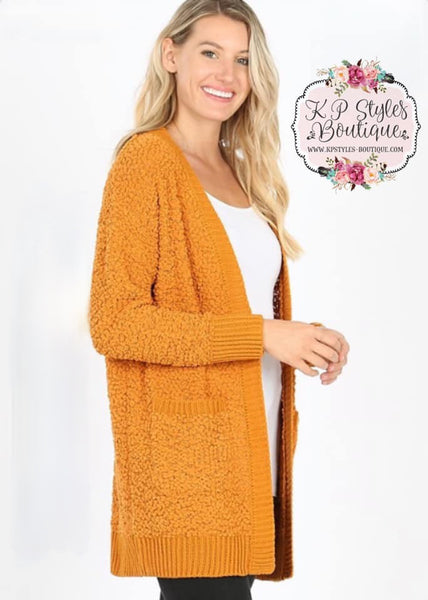 Mustard popcorn outlet sweater